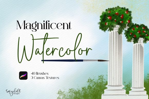 Download Magnificent Watercolor for Procreate - Magnificent Collection