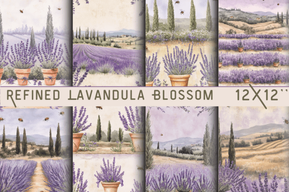 Download Refined Lavandula Blossom Sheet - Refined Collection