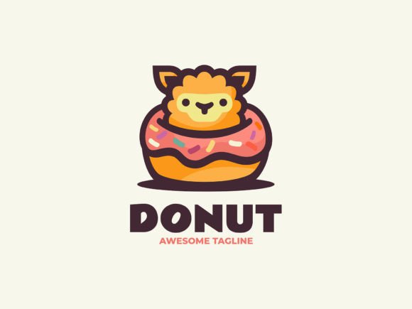 Download Donut Mascot Cartoon Logo - Premium Resources