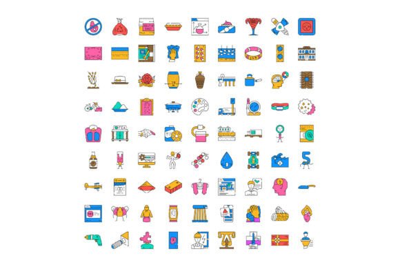Download Extensive Collection of Diverse Line Ico - Extensive Collection