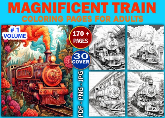 Download 170 + Magnificent Train Coloring Pages - Premium Resources